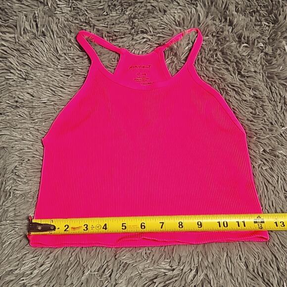 NWOT Maternity Free People Movement x Hatch Happiness Runs Crop M/L Bright Pink - Picture 5 of 9